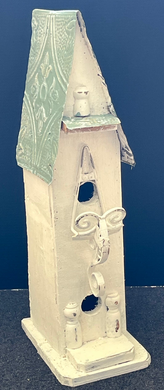 Custom Birdhouse - Light Teal Style 1