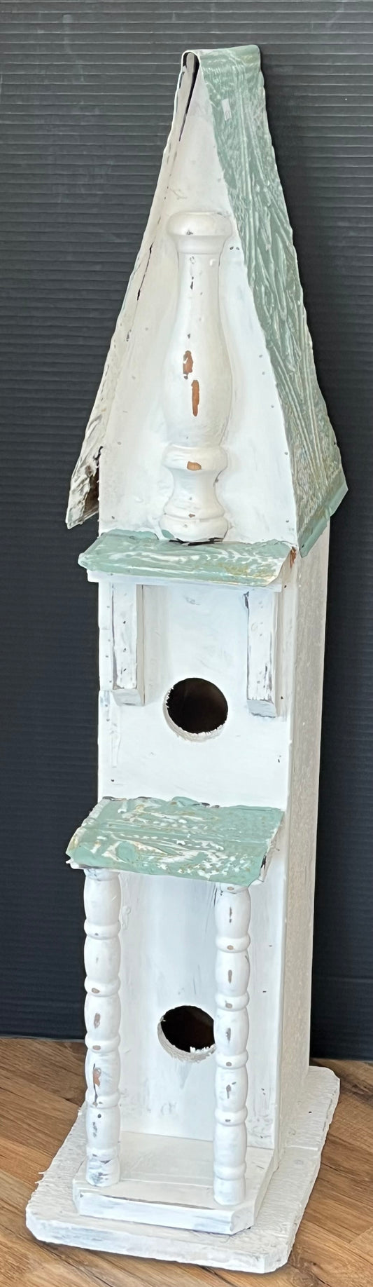 Custom Birdhouse - Light Teal Style 2