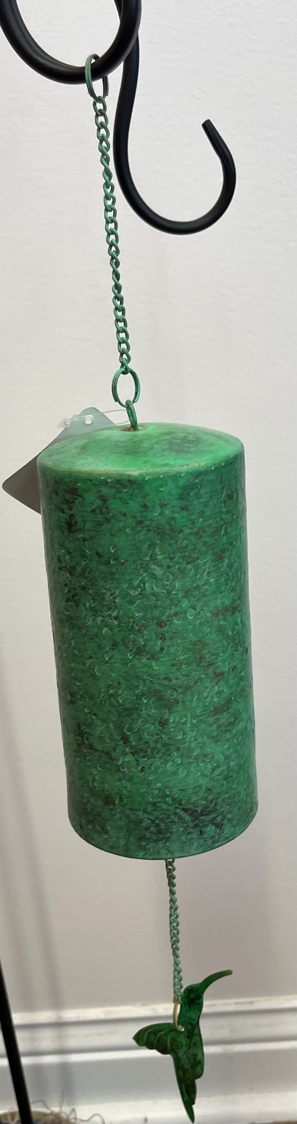 Green Hummingbird Wind Chime