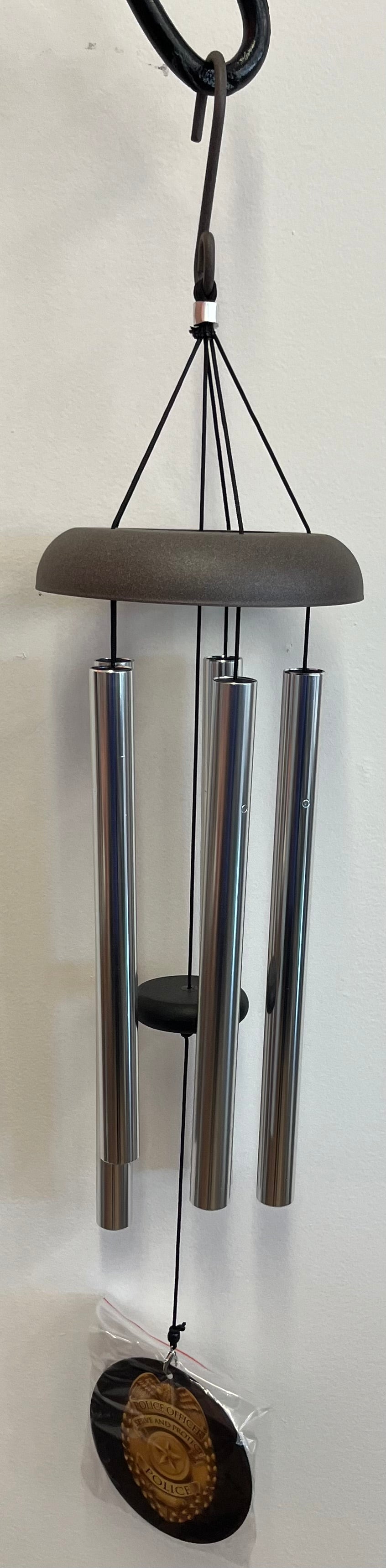 Law Enforcement Wind Chime – White Lilies N Paradise, Kokomo IN