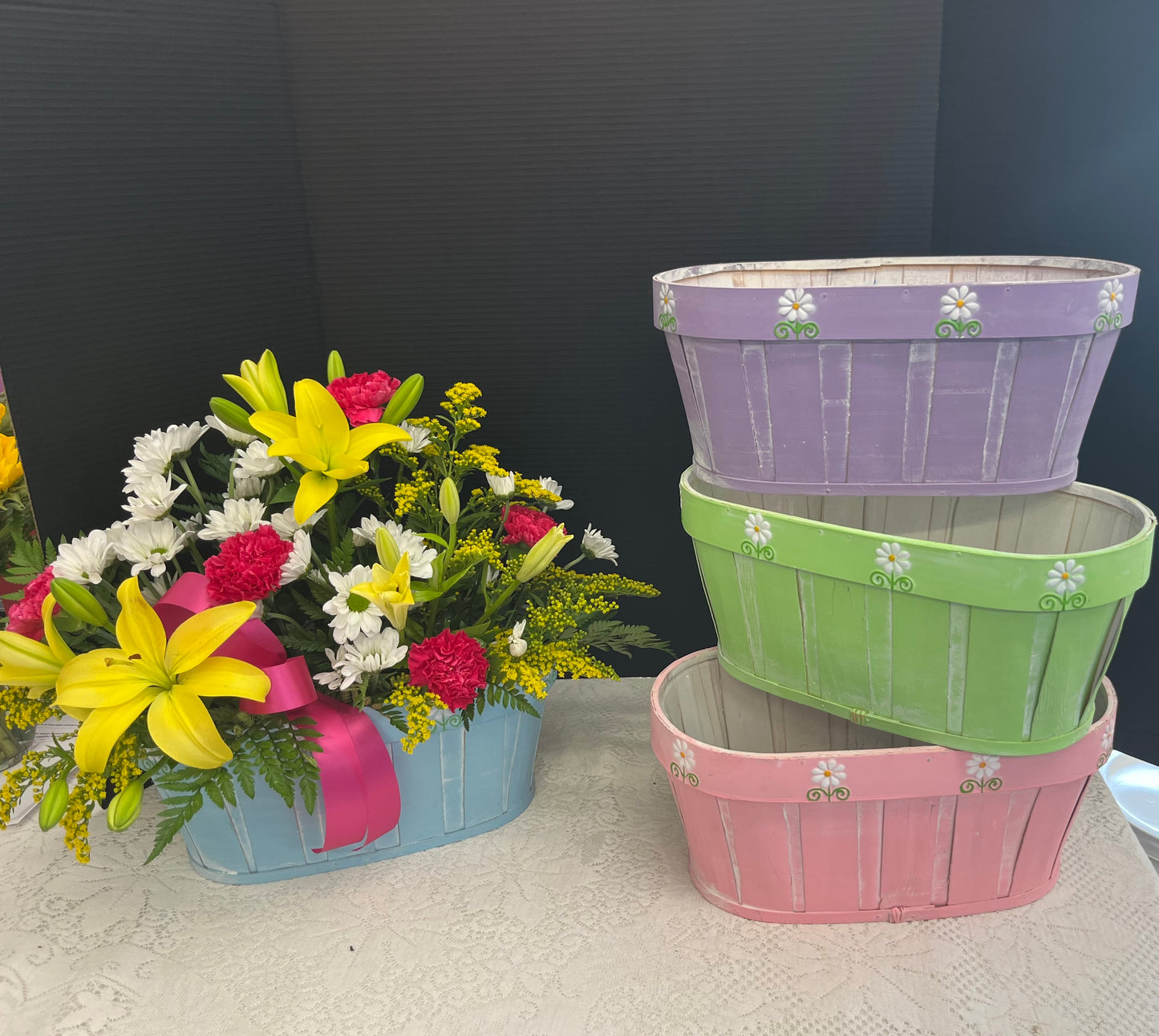Mother's Day Special Arrangement – White Lilies N Paradise, Kokomo IN