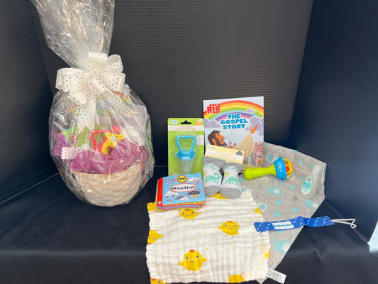 New Baby Boy Gift Basket