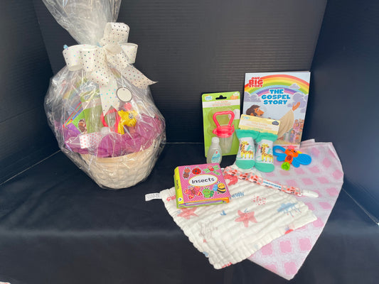 New Baby Girl Gift Basket
