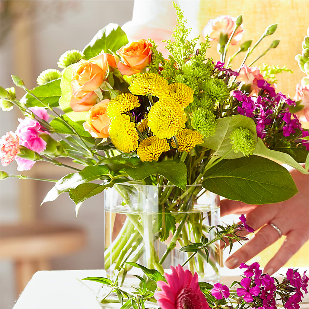 Bold & Bright – A Florist Original – White Lilies N Paradise, Kokomo IN