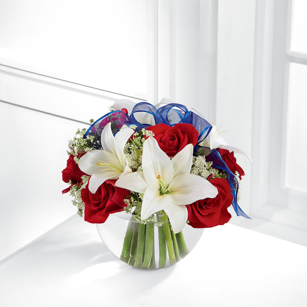 Independence Bouquet – White Lilies N Paradise, Kokomo IN