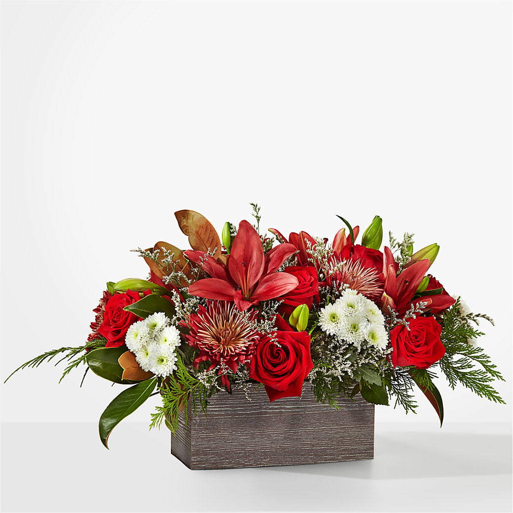 Christmas Break Bouquet – White Lilies N Paradise, Kokomo IN