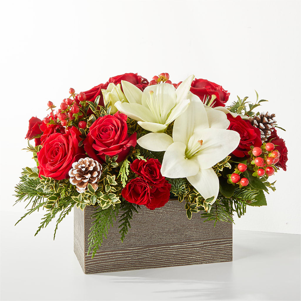 Snowy Wonderland Bouquet – White Lilies N Paradise, Kokomo IN