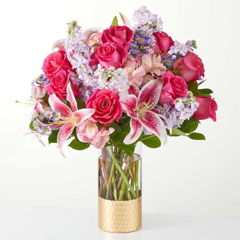 Pressing Petals Bouquet – White Lilies N Paradise, Kokomo IN