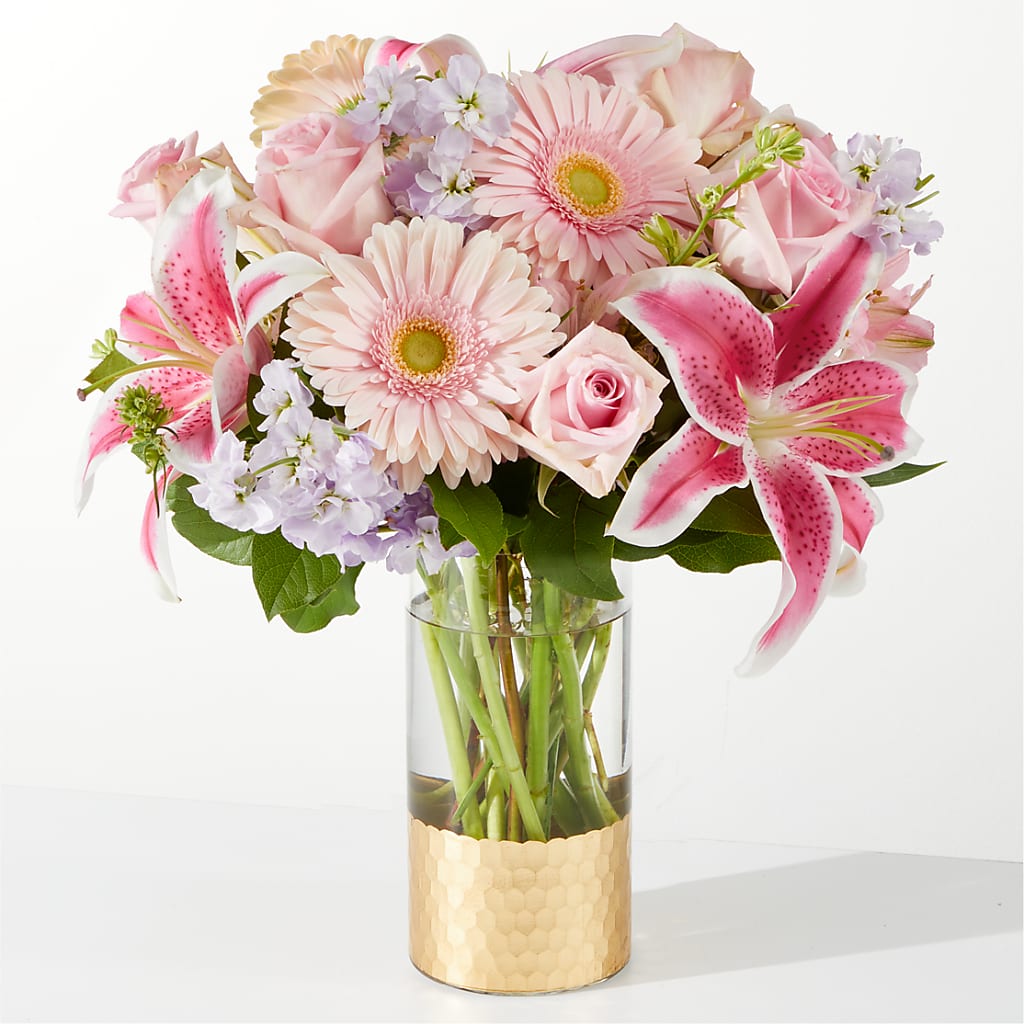 The Teahouse Bouquet – White Lilies N Paradise, Kokomo IN