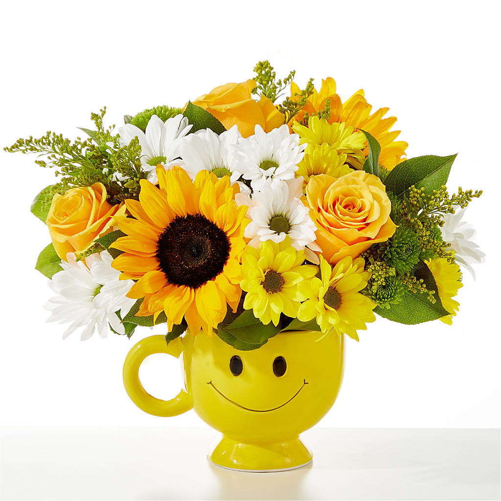 Be Happy Bouquet – White Lilies N Paradise, Kokomo IN