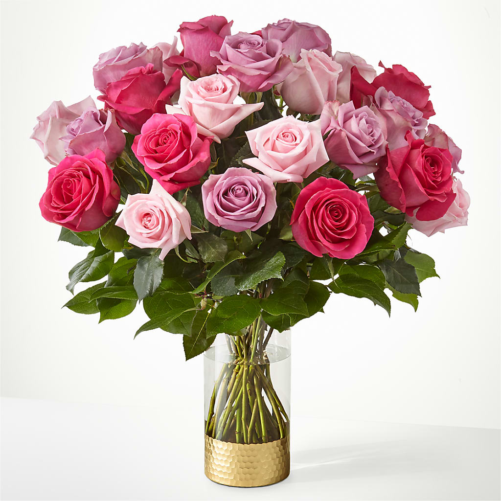 Pure Beauty Mixed Roses – White Lilies N Paradise, Kokomo IN