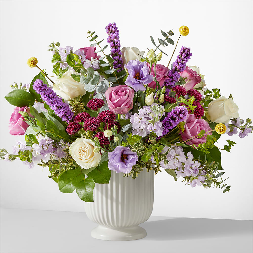 Work of Art Bouquet – White Lilies N Paradise, Kokomo IN