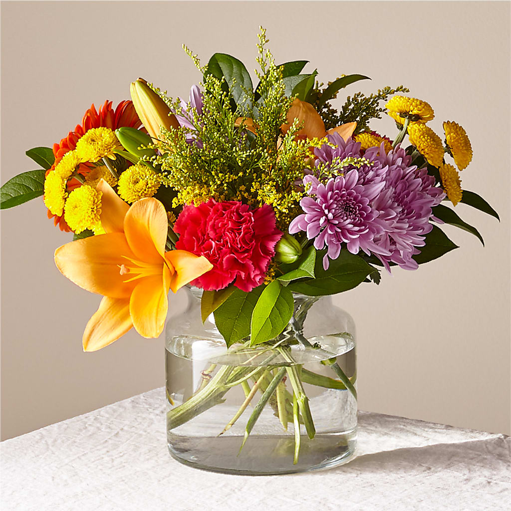Party Punch Bouquet – White Lilies N Paradise, Kokomo IN