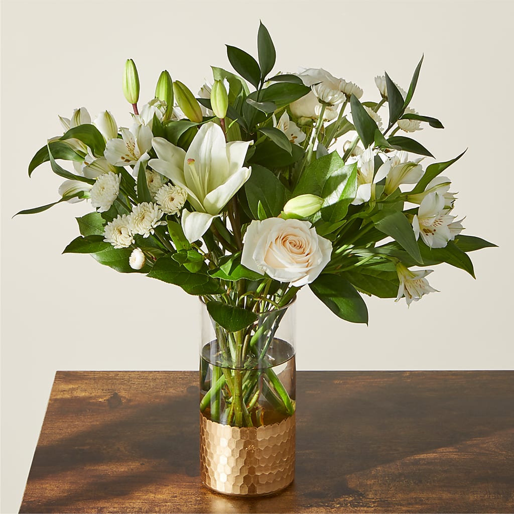 Beautiful Day Bouquet – White Lilies N Paradise, Kokomo IN