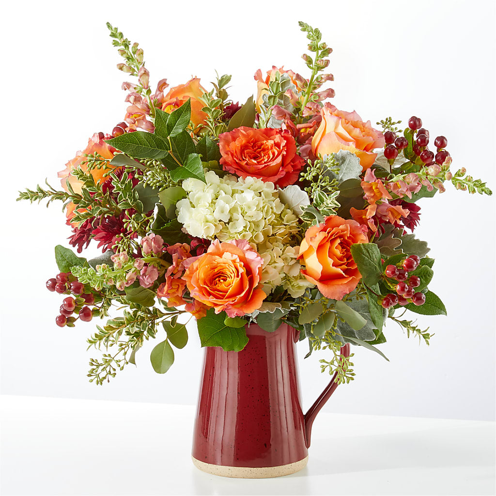 Fall's Finest Bouquet – White Lilies N Paradise, Kokomo IN