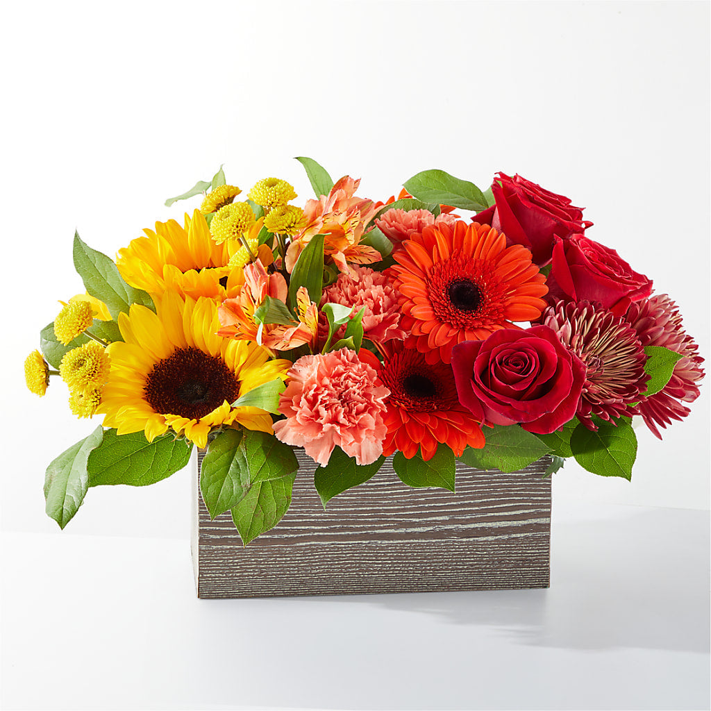 Autumn Orchard Bouquet – White Lilies N Paradise, Kokomo IN
