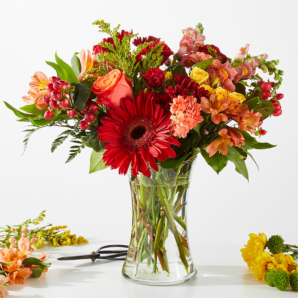 Fall Delight – A Florist Original – White Lilies N Paradise, Kokomo IN