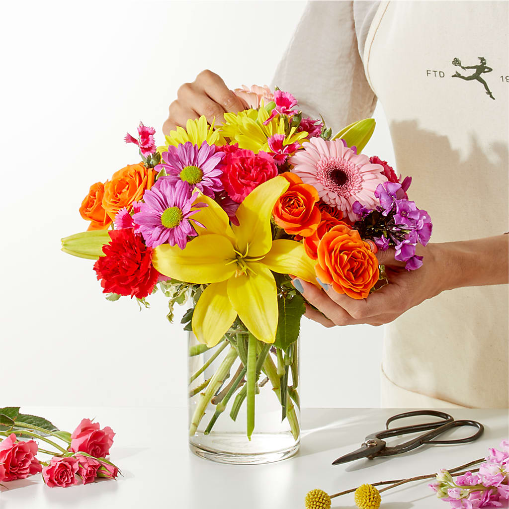 Cue the Confetti - A Florist Original – White Lilies N Paradise, Kokomo IN