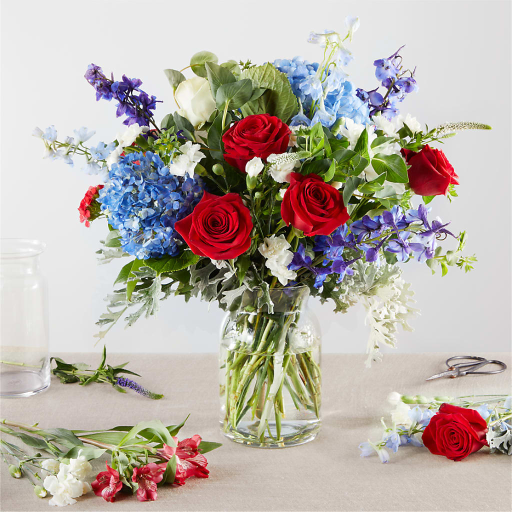Star Spangled - A Florist Original – White Lilies N Paradise, Kokomo IN