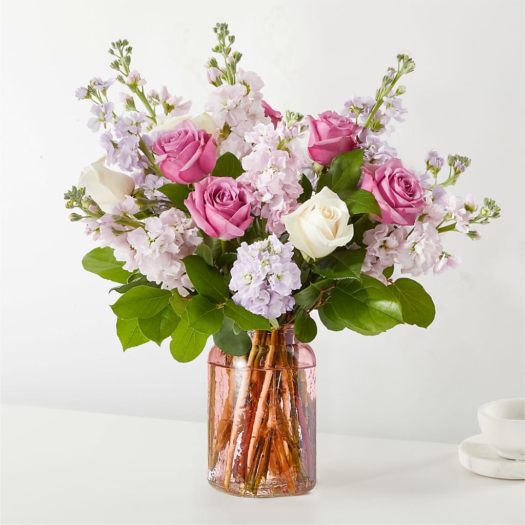 Springtime Spritz Bouquet – White Lilies N Paradise, Kokomo IN