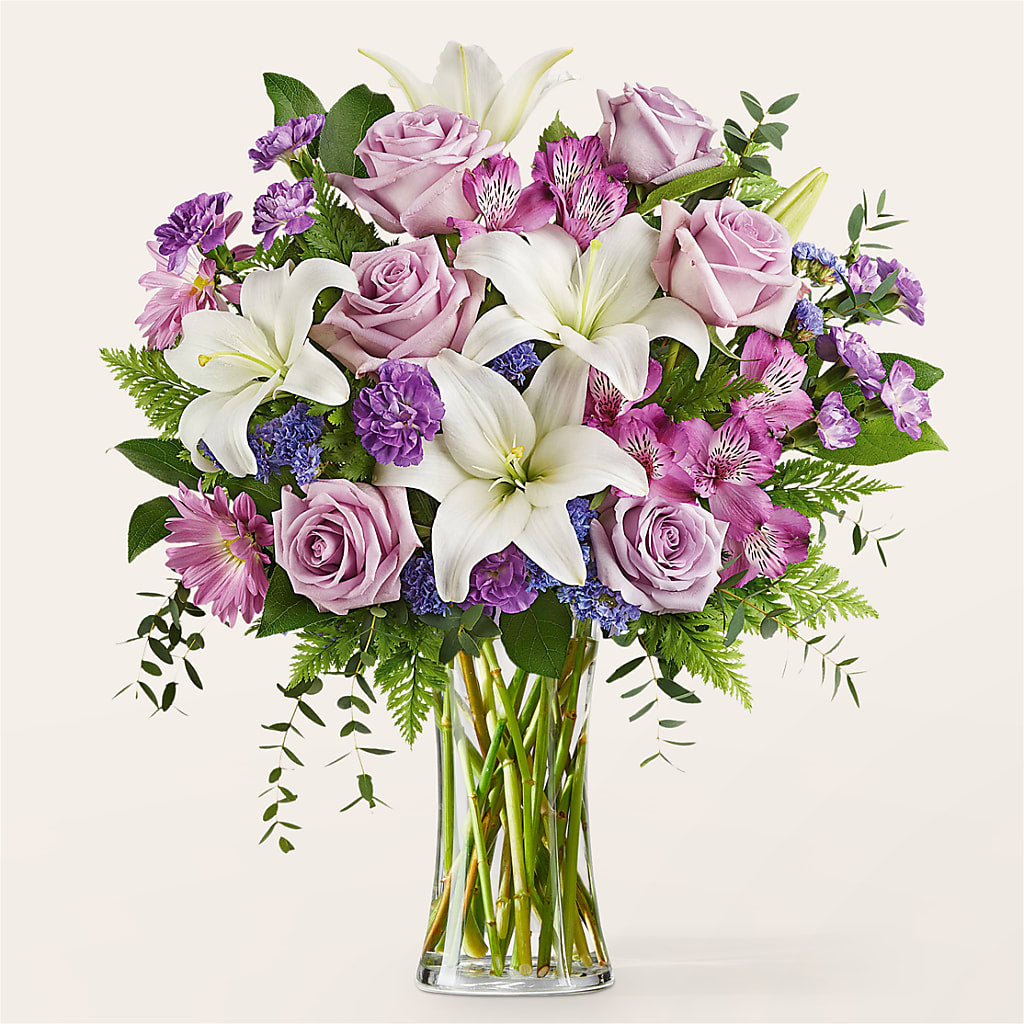 The Dreamscape Bouquet – White Lilies N Paradise, Kokomo IN