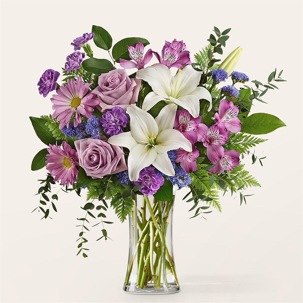 The Dreamscape Bouquet – White Lilies N Paradise, Kokomo IN