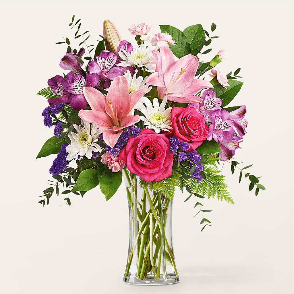 Lace & Pearls Bouquet – White Lilies N Paradise, Kokomo IN
