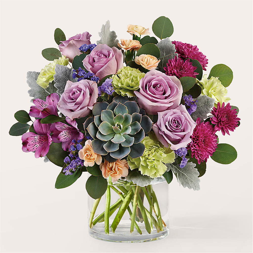 Botanical Dream Bouquet – White Lilies N Paradise, Kokomo IN