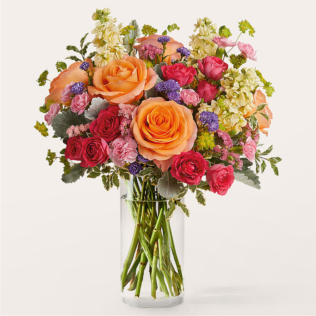 Tangerine Tango Bouquet – White Lilies N Paradise, Kokomo IN