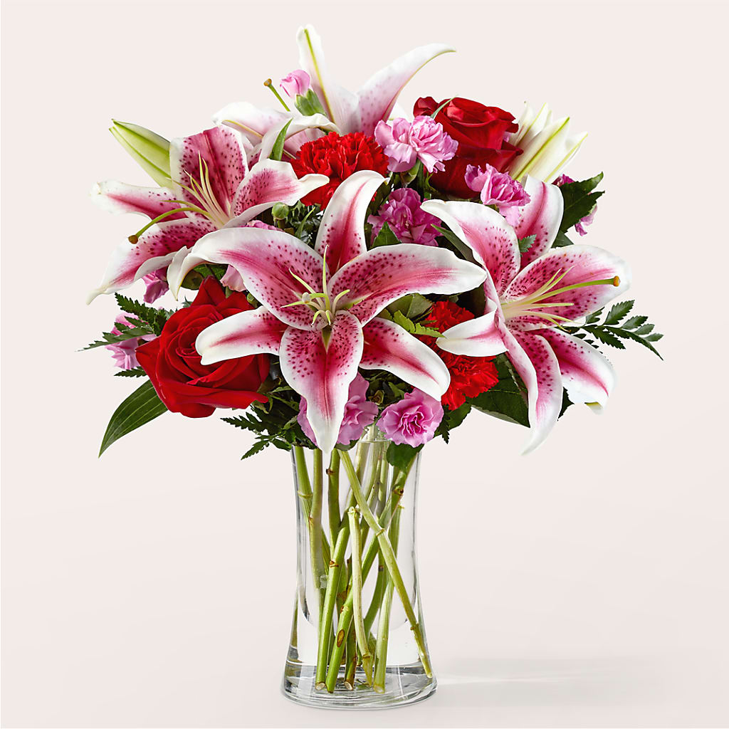 Honeymoon Bouquet – White Lilies N Paradise, Kokomo IN