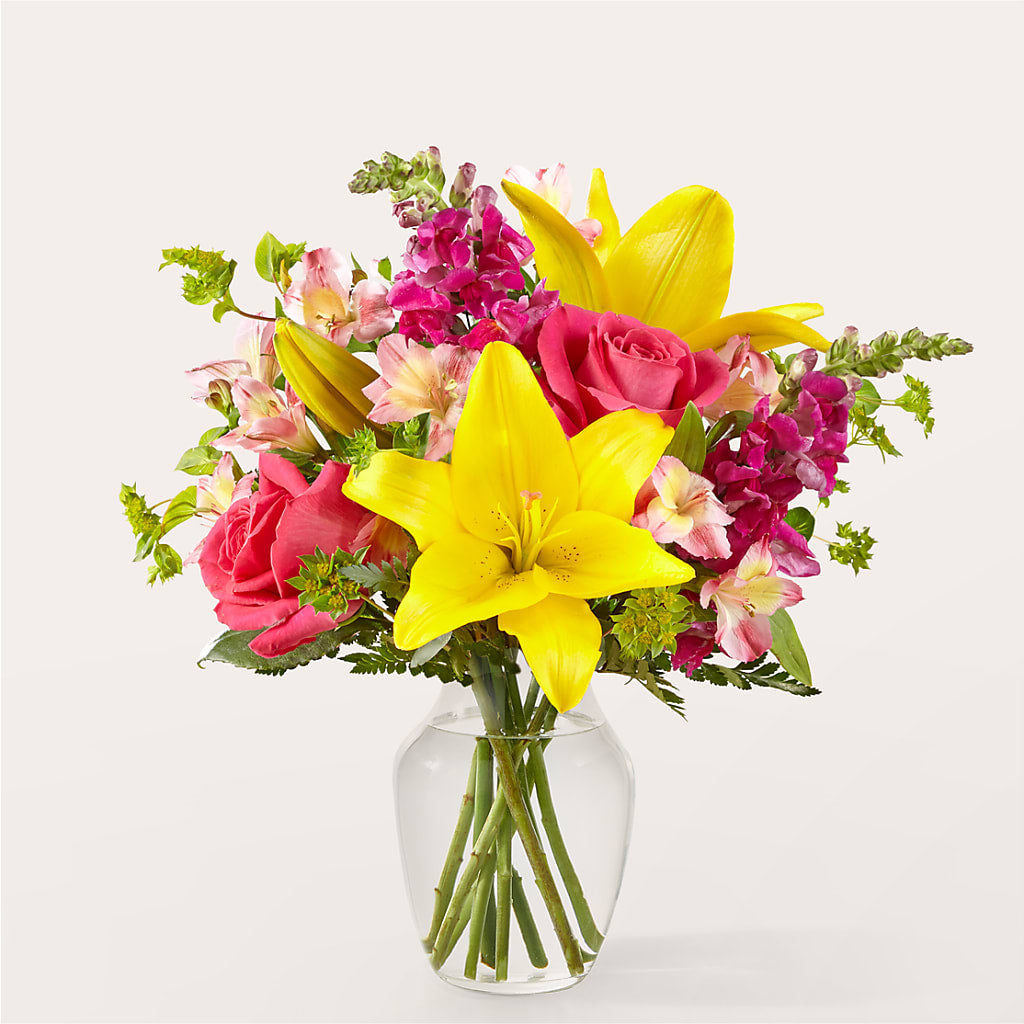 Lovely Day Bouquet – White Lilies N Paradise, Kokomo IN