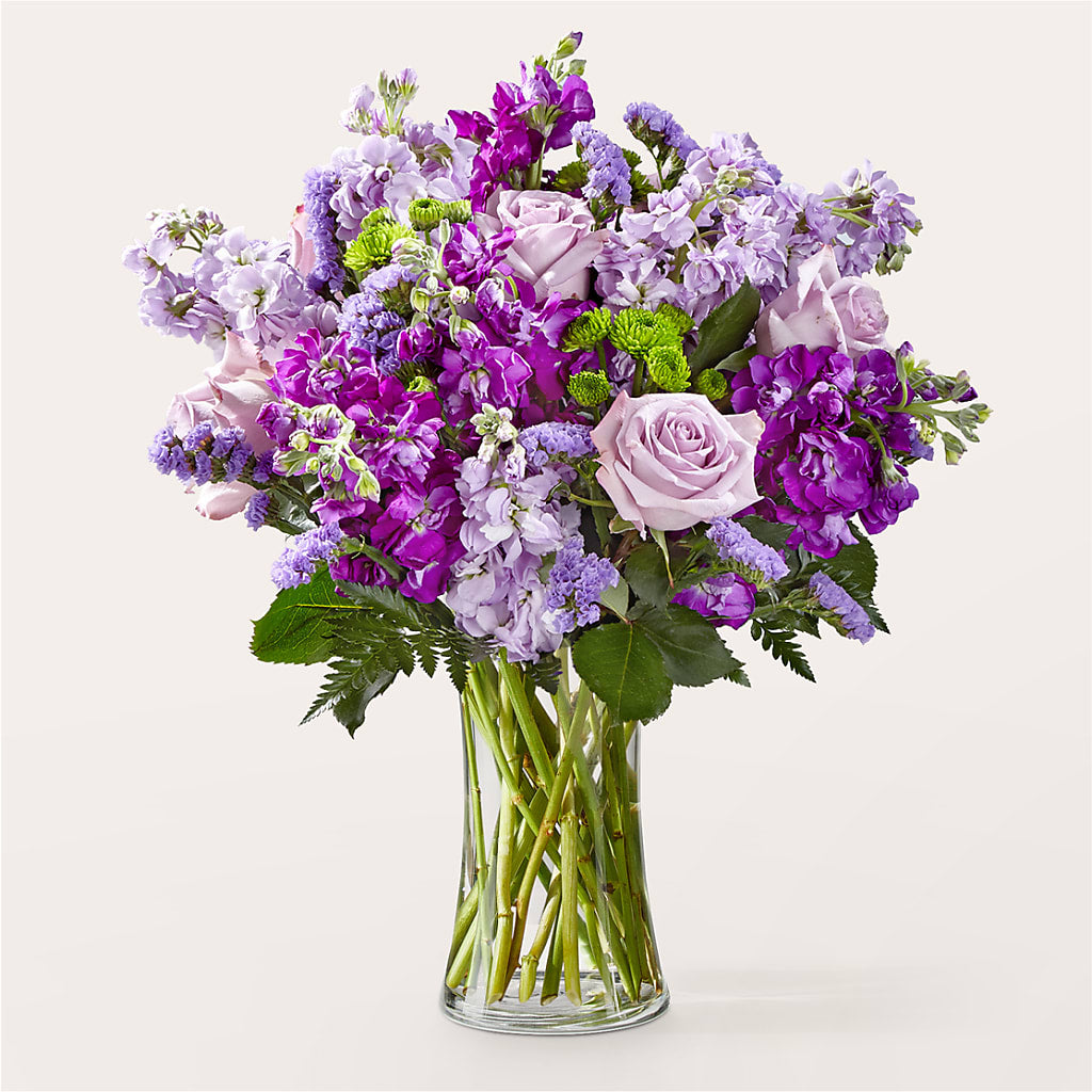 Grapeful Bouquet – White Lilies N Paradise, Kokomo IN