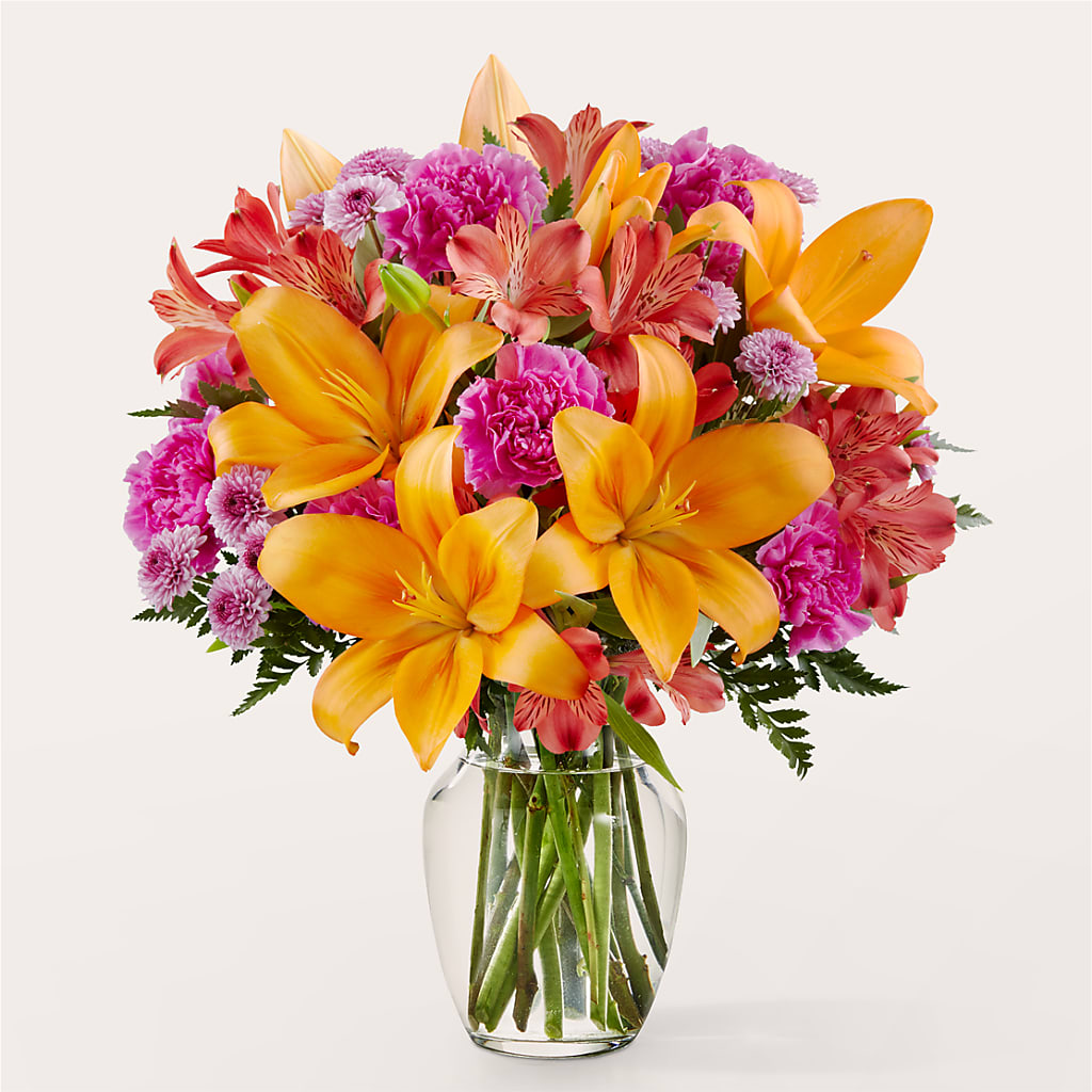 Entranced Bouquet – White Lilies N Paradise, Kokomo IN