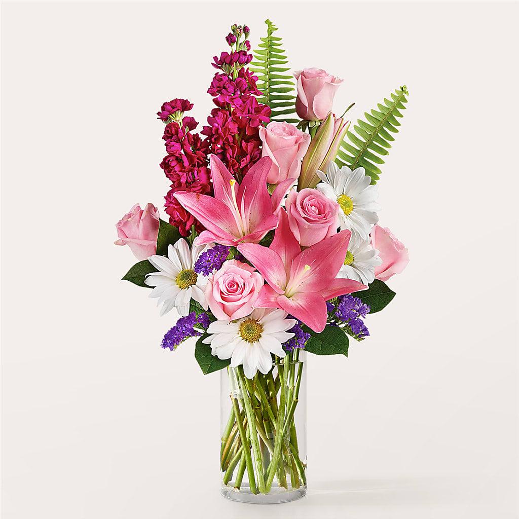 Blooming Spectacle Bouquet – White Lilies N Paradise, Kokomo IN