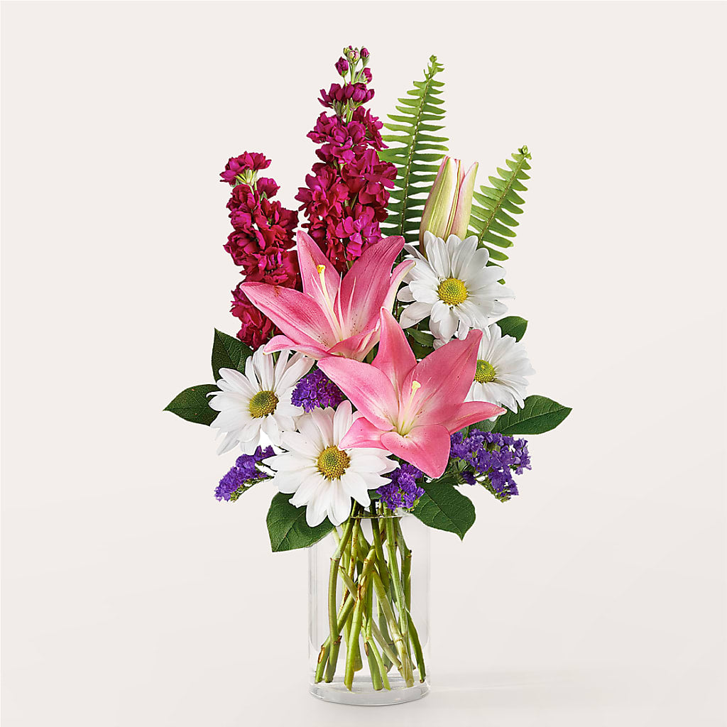 Blooming Spectacle Bouquet – White Lilies N Paradise, Kokomo IN