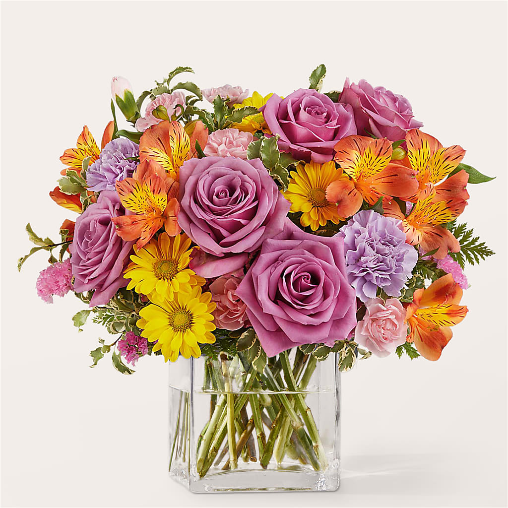 Shades of Happiness Bouquet – White Lilies N Paradise, Kokomo IN