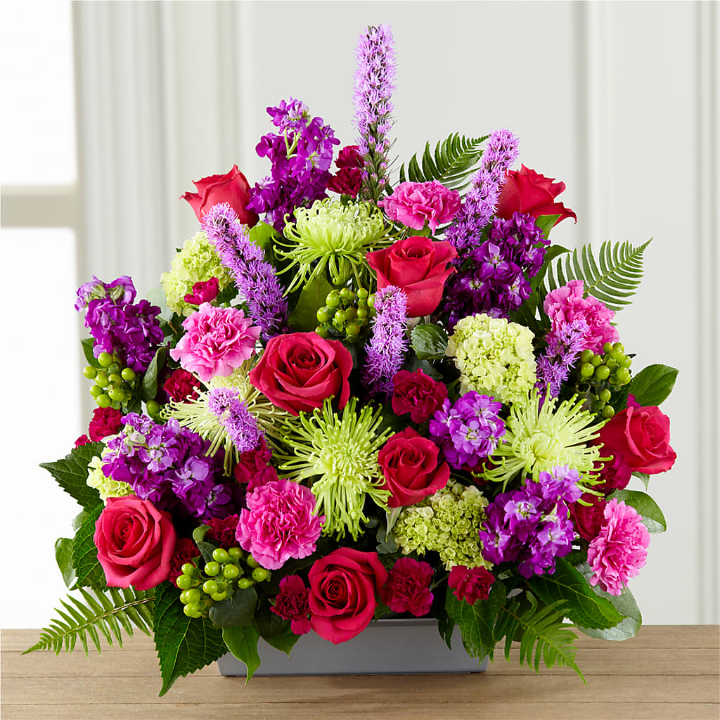 Warm Embrace Arrangement – White Lilies N Paradise, Kokomo IN