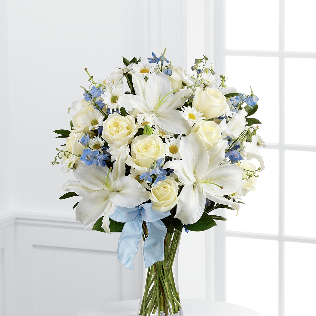 Sweet Peace Bouquet – White Lilies N Paradise, Kokomo IN