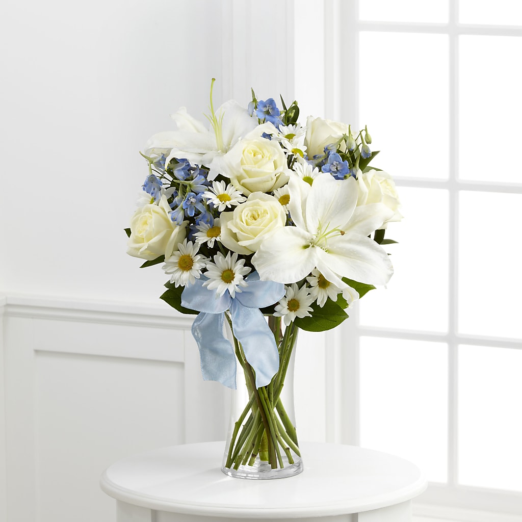 Sweet Peace Bouquet – White Lilies N Paradise, Kokomo IN