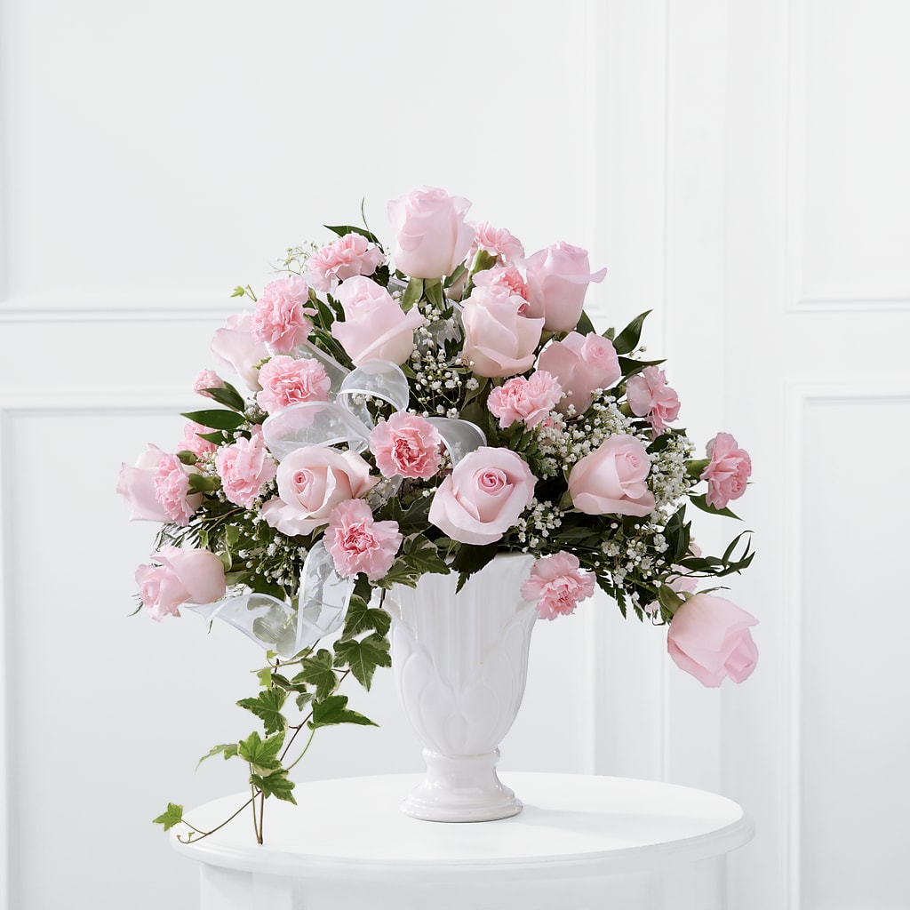 Deepest Sympathy Arrangement – White Lilies N Paradise, Kokomo IN