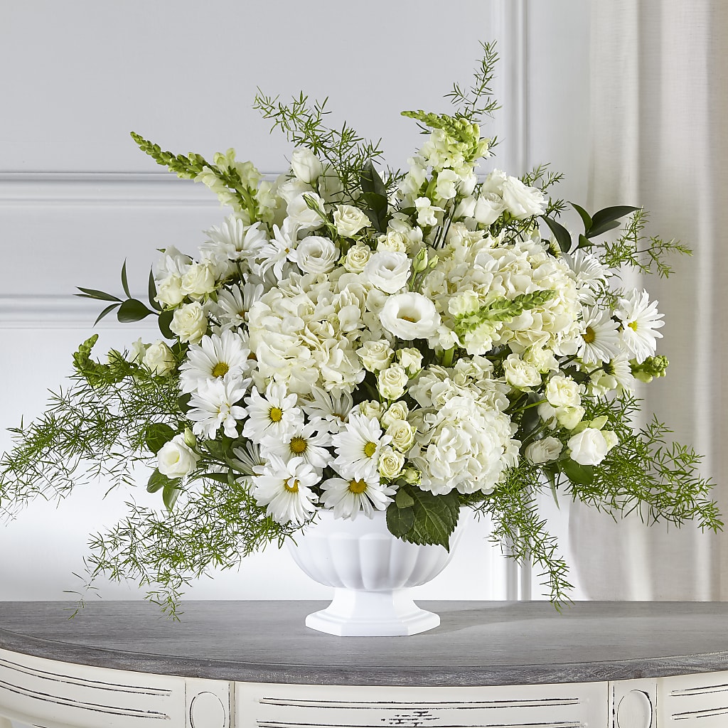 Love & Compassion Arrangement – White Lilies N Paradise, Kokomo IN