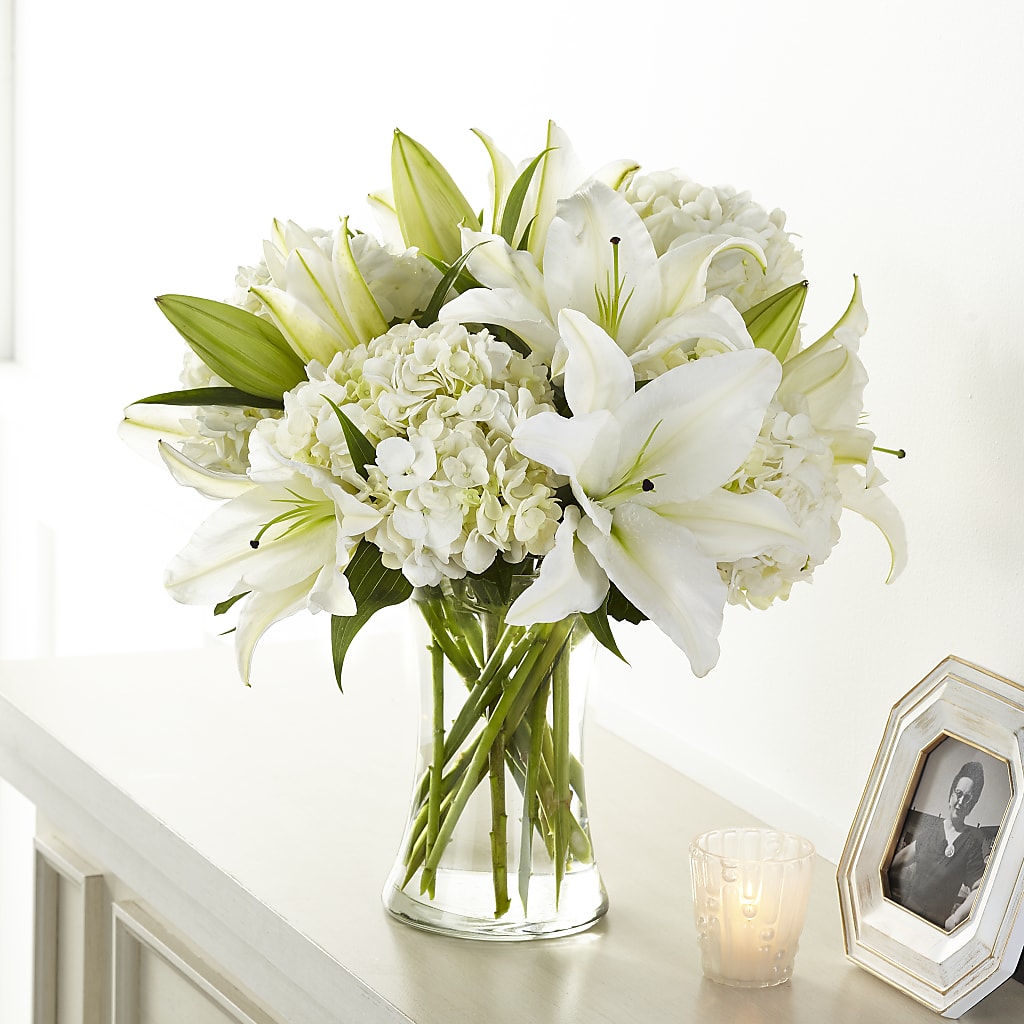 Compassionate Lily Bouquet – White Lilies N Paradise, Kokomo IN