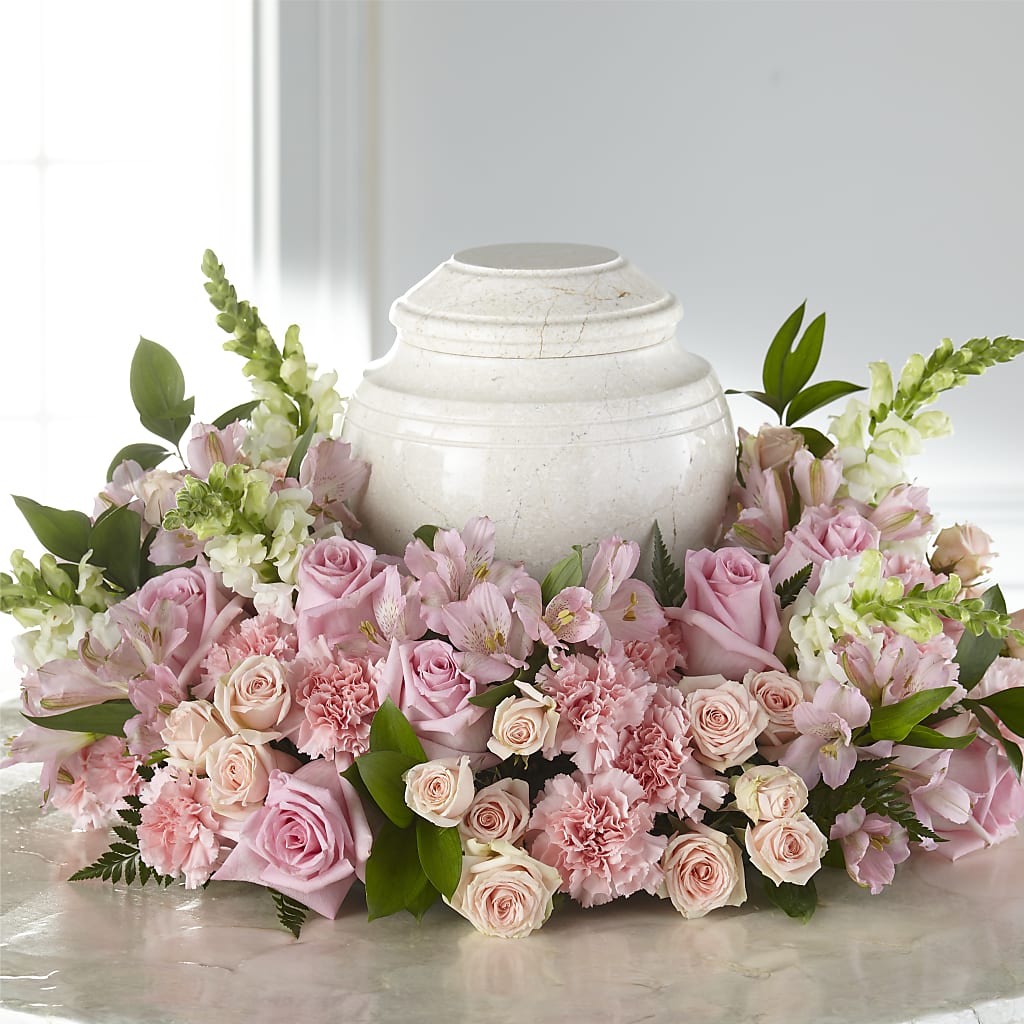 Blooms of Hope Cremation Adornment – White Lilies N Paradise, Kokomo IN