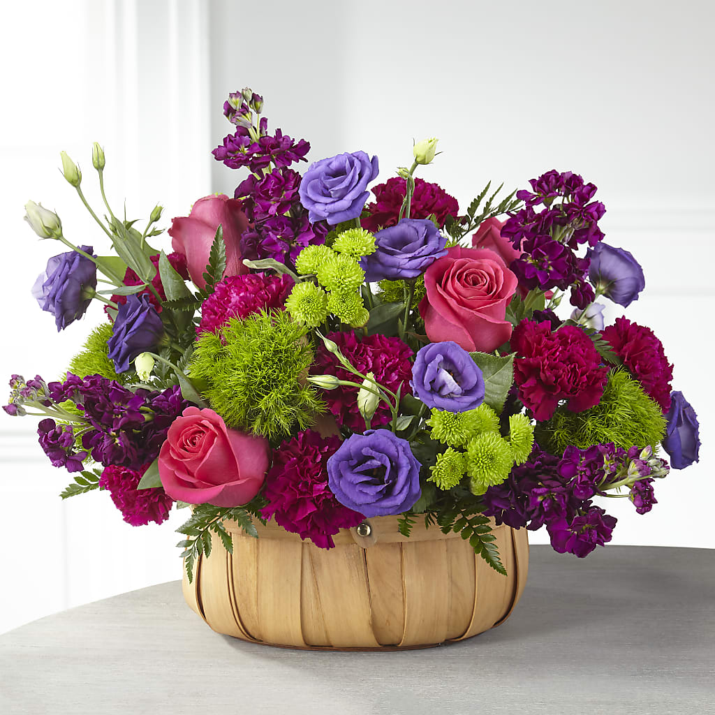 Serene Sanctuary Basket – White Lilies N Paradise, Kokomo IN