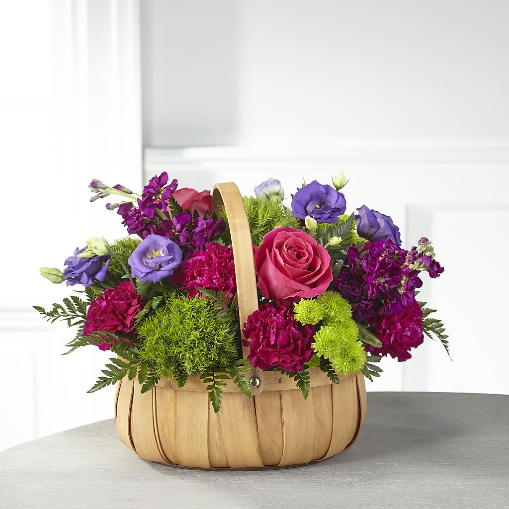 Serene Sanctuary Basket – White Lilies N Paradise, Kokomo IN