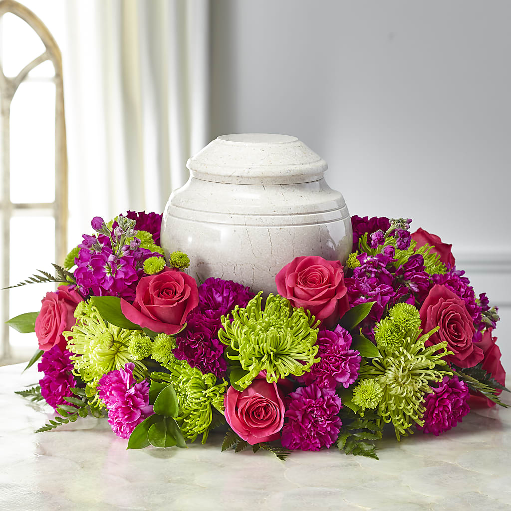 Hopeful Blessings Cremation Adornment – White Lilies N Paradise, Kokomo IN