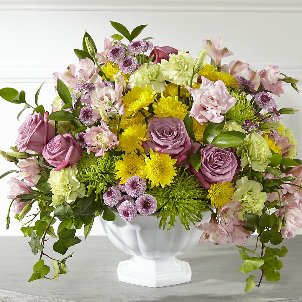 Healing Thoughts Arrangement – White Lilies N Paradise, Kokomo IN