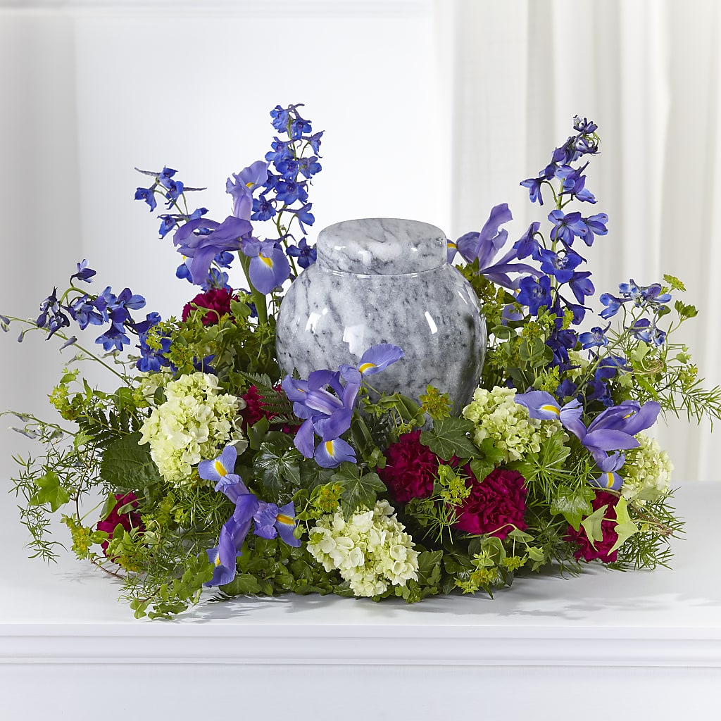 Forever Remembered Cremation Adornment – White Lilies N Paradise, Kokomo IN