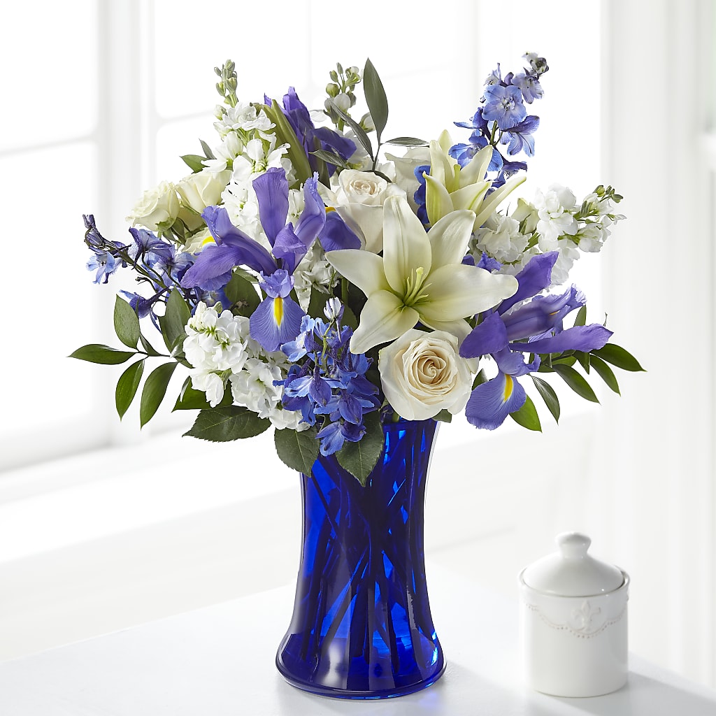 Calming Comfort Bouquet – White Lilies N Paradise, Kokomo IN