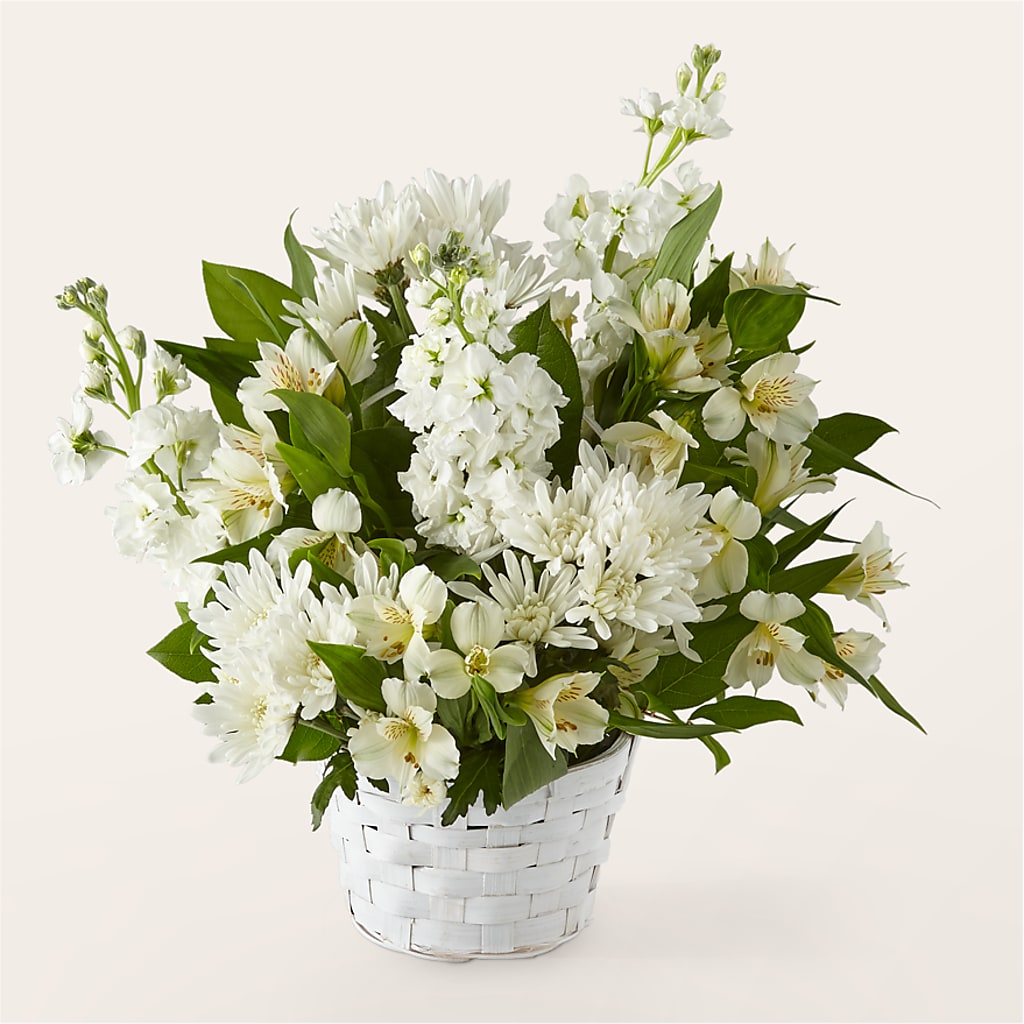 Eternal Affection Arrangement – White Lilies N Paradise, Kokomo IN
